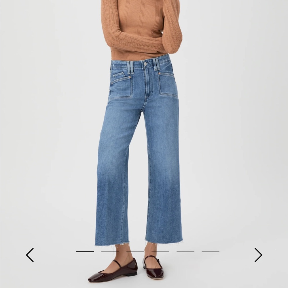 PAIGE Anessa Wide Leg Jean